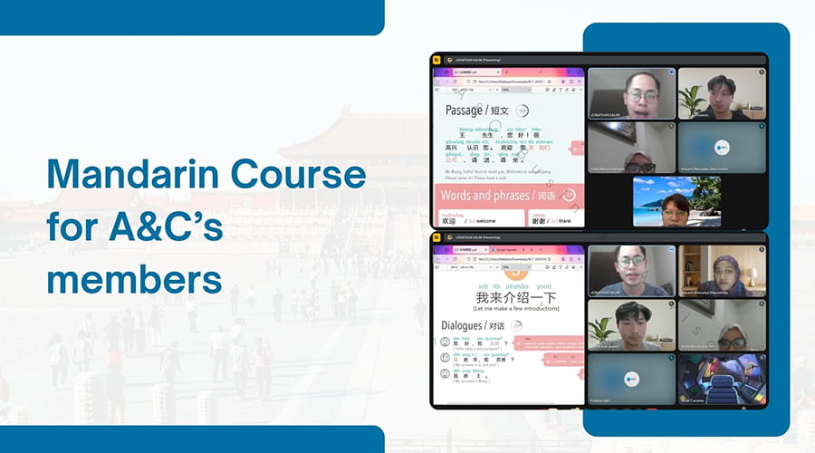 Mandarin Language Course for A&C Members